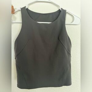 Lululemon Invigorate Training Tank Top. Size 6. Color-Graphite Gray